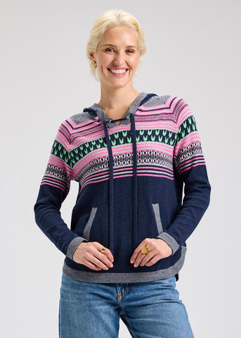 Zaket & Plover Fairisle Hoody