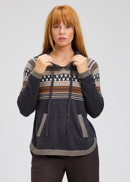 Zaket & Plover Fairisle Hoody