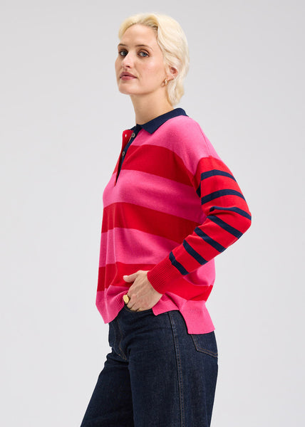 Zaket & Plover Rugby Collar Sweater