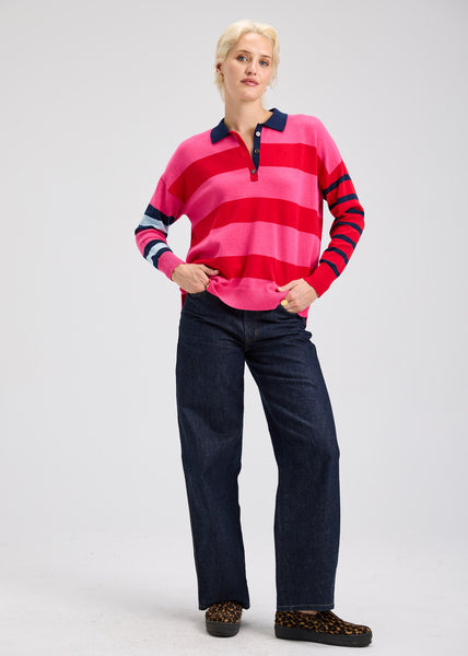 Zaket & Plover Rugby Collar Sweater