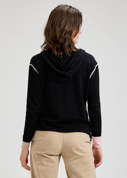 Zaket & Plover Stripe Trim Hoody