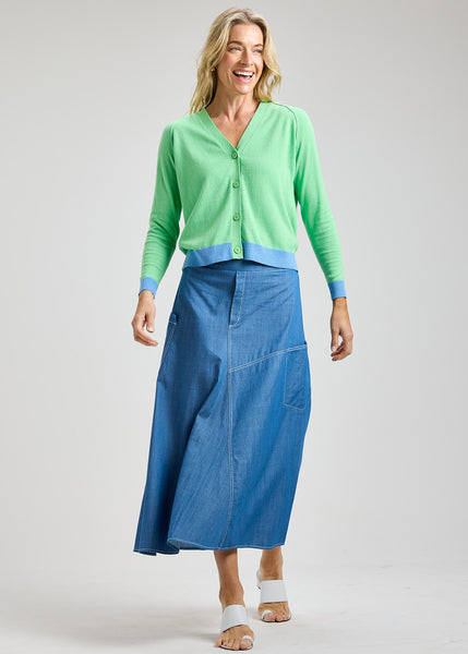 Zaket & Plover Colorblock Cardigan