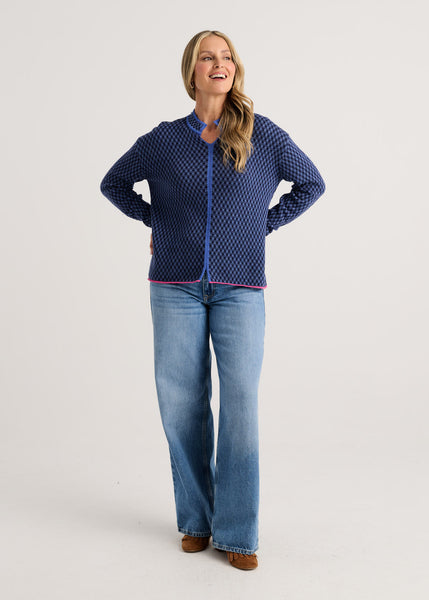 Zaket & Plover Notch Collar Sweater