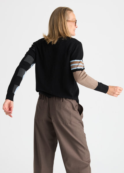 Zaket & Plover Trim Crewneck
