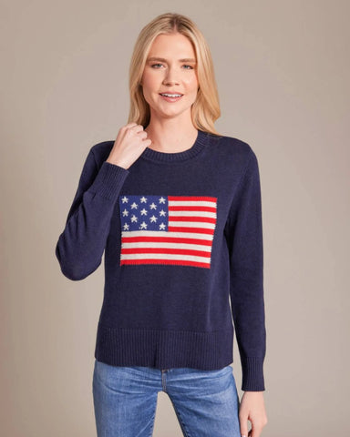 Navy Flag Sweater