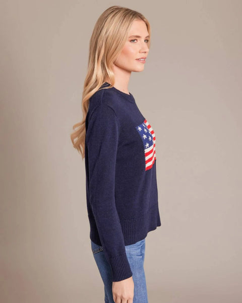 Navy Flag Sweater