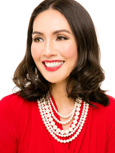 Five Strand Pearl Necklace