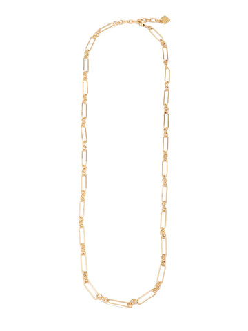 Paperclip Link Long Necklace