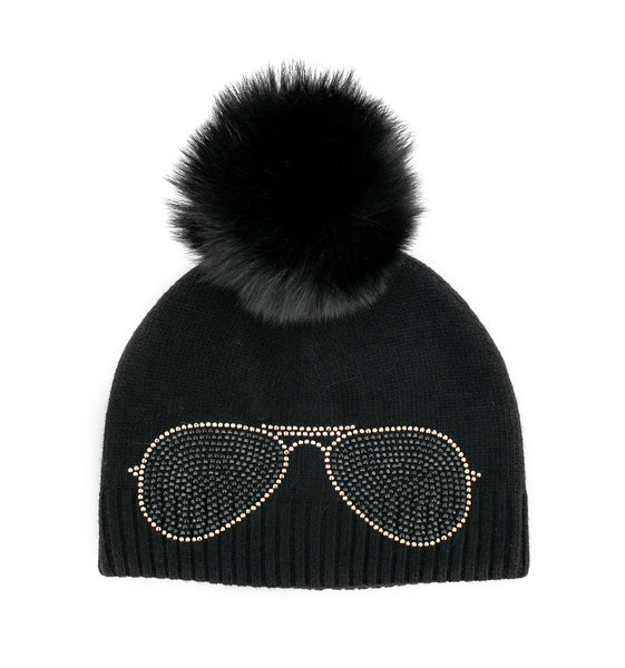 Sunglasses Pom Hat