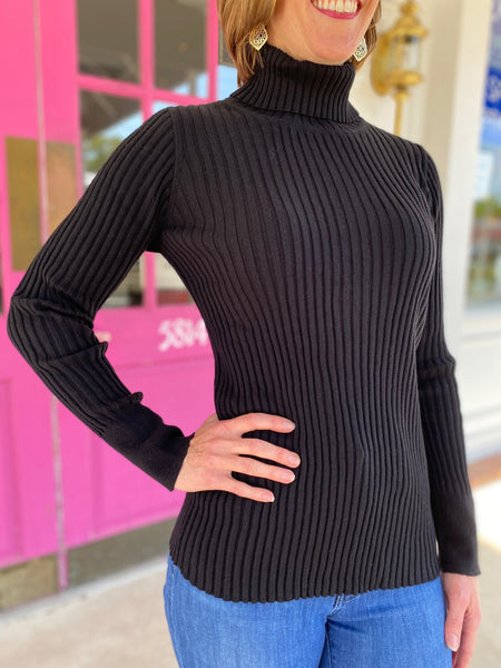 Rib Turtleneck