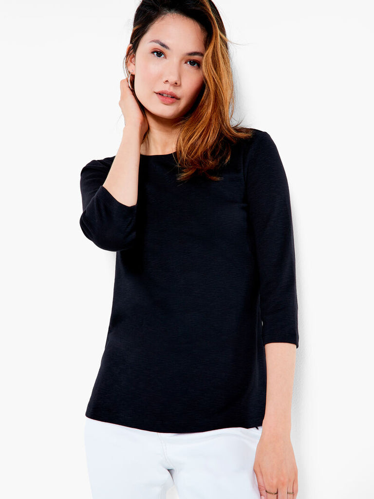 Women's Lightweight 3/4 Sleeve Boatneck Tunic